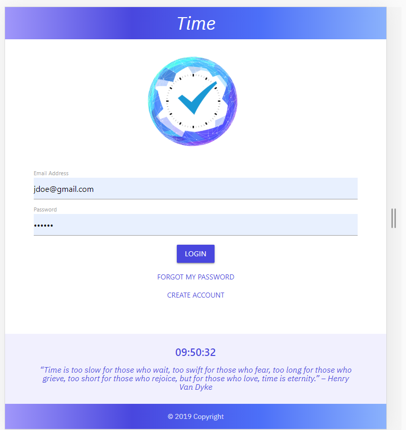 A full Stack timecard app - Click Image again to make it disappear